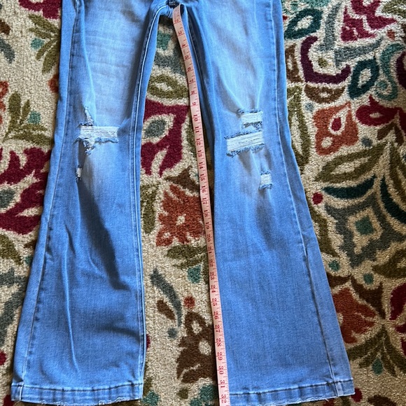 Kancan Highrise Button Fly Flare Wide Leg 11/29 - Picture 9 of 10